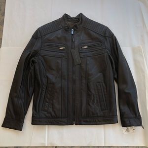 NWT Marc New York Men’s Leather Jacket, size M